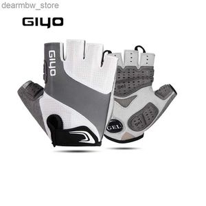 Cycling Gloves GIYO Cycling Gloves Half Finger GEL Pad Shockproof Breathab MTB Road Bicyc Glove Men Women Outdoor Sports Bike Equipment L48