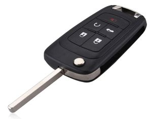 Car 5 Buttons Flip قابلة للطي قشرة المفتاح البعيدة لـ Buick Excelle Verano Lacrosse Regal Car Alarm Housing بدون مفتاح FOB Case2482895