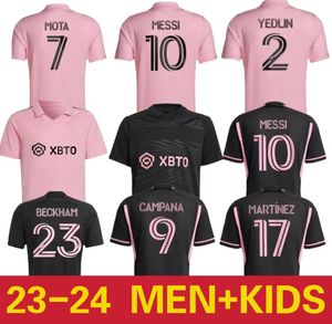 23 24 Suarez Messiss Miami Soccer Jerseys CF Martinez Matuidi Higuain Yedlin Campana Taylor MLS 2023 2024 Football Jersey Men Kids Kits Player Version aluals vers aluas