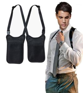 Tactical Anti Theft Secret Agent Bag Hidden Underarm Shoulder Wallet Armpit Case Men Service Costume6855091