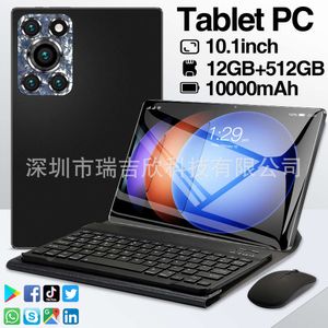 2024ファクトリーストックタブレット新しい10インチGPS Bluetoothカード5g 8コアデュアルバンドインテリジェント2-in-1