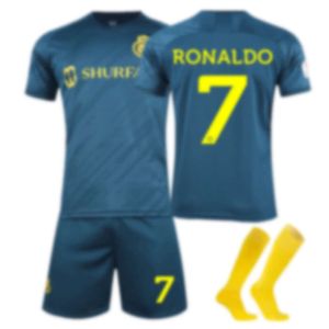 2223 Al-Nassr FC Away Nr. 7 Ronaldo Nr. 10 Mähne Fußballanzug