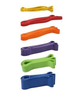 208cm Fitness Pull Up Bands Bandas de borracha Banda de resistência pesada Banda de ioga Elastic Loop Expander para treino esportes T5637341