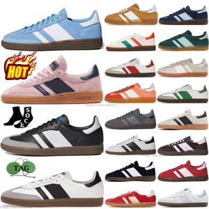 Spezails Sneakers Designer Handeballs Alumínio Branco Black Goma Sapatos Clubra clara rosa Goma marrom Maravilha Night Night Green Better Scarlet Blue Red Footwear