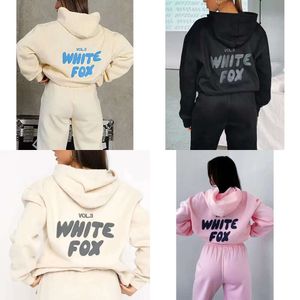 the Europe United States Cross-border Spring, Autumn and Winter New Set Fashion Sports Long Sleeve Hooded Sweater Two-piece.