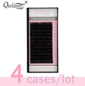 4 Cases 007 Russian Volume Eyelash Extension Individual Lashes Extention Mixed Lengths for Artist Training CX2008101634742