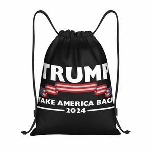 Трамп 2024 US America Back Back Sacksing Bag Men Men Women Women Splow Sports Sackpack Trainding рюкзаки P07d#