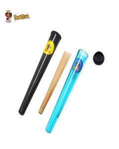 Tabaco plástico doob tubo estoque jarra 115mm recipiente de erva honeypuff cigarro rolling paper tube caixa de comprimidos pré -rolo preloll2727088