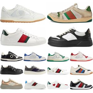 Scarpe di lusso per uomo da donna Luxe Mac80 Ace Embossed Screener Sneaker Platform Sole Man Woman Walk Sports Casual Flats Trainer 2024 Classure a forma di piastra 2024