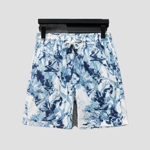 Men's new fashion letter print swim shorts casual loose sports men's golf summer drawstring striped beach pants High street trend hip hop best-selling shorts D19