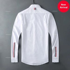 Men White Shirt Casual Long Sleeve Cotton Oxford Fashion Korean Women Blouse Formal High Quality