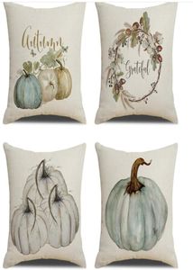 Thanksgiving Pillow Cover Happy Fall Autumn Pillowcase Home Decor Cushion Cover Throw Pillow Case Sofa Bed Decoration5442625