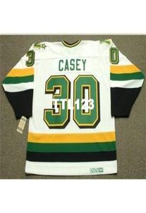 740 30 Jon Casey Minnesota North Stars 1989 CCM Vintage Home Hockey Trikot oder benutzerdefinierte Namen oder Nummer Retro Jersey2247695