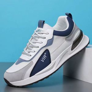 2024 NOWOŚĆ MARKI MĘŻCZYZN BIAŁE SNAKÓRY SPORT Casual LaceUp Man Buty Buty Buty Walking Męskie buty