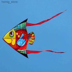 kostenloser Versand 10pcs Fisch Kites Fliege Kinder Kites Specktroy Weifang Kites Nylon Kites Eagle Kites Großhandel Winde Kites Ikite Koi Y240416