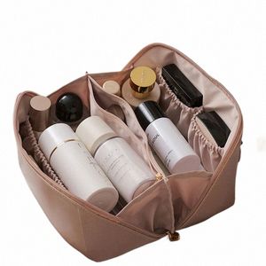 Grande borsa da viaggio per viaggi per donne Organizzatore di campeggio in pelle Borse da toilette femminile Organizzatore femmina Makeup CASS S8OU##