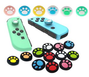 Silikon Analog Joystick Nintend Switch için Joycon Kontrolör Başparmak Çubukları Switch Lite Cover Accessories 4387068