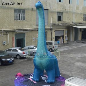 Design de Laest por atacado 10MH (33ft) Modelo de mascote de dinossauro gigante inflável para decoração de atividades ao ar livre