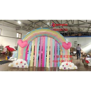 Mascot Costumes Iatable Arch Rainbow Sect Customization for Decorative Prop Manufacturers