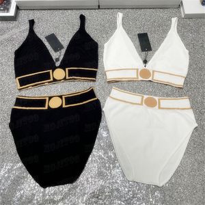 Mayo tasarımcısı bikini kadınlar örgü sling sutyası brifing iç çamaşırı moda maması takım elbise seksi örgüler sütyen set