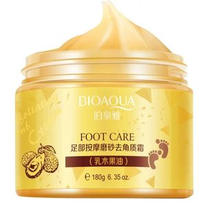 BIOAQUA 24K GOLD Shea Buttermassage Cream Peeling Renewal Mask Baby Foot Skin Smooth Care Cream Exfoliating Foot Mask9335644