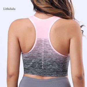 Align Tank Lu Sports Bra Top Fiess Women Padded Running Yoga Gym Seamless Crop Tops Sleeveless Cami s Lemon Gym Running Workout