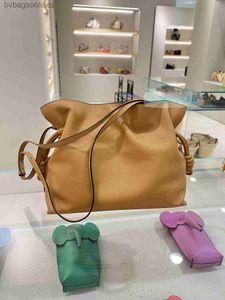 10A Retro Loeweelry bags women high quality real leather Flamenco Lucky Bag Mini Drawstring Handbag Women Top Grade Designer Totes