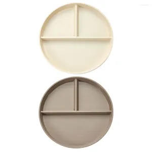 Dinnerware Define placa quantitativa de três compartimentos com divisor dividido Dividores de jantar divididos para talheres reutilizáveis de cozinha