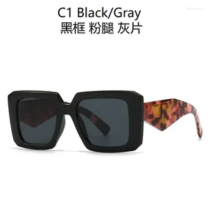 Sunglasses Fashion Men Women Black Square Frame Retro Style International Trendy For Unisex Driving Travelling UV400