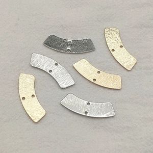 Ankunft 29x10 mm 100pcs Messing -Rechteckverbinder für handgefertigte Halskette Ohrringe DIY Teilejewelry Befunde Komponenten 240414