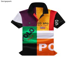 MEN039S Polo gömlek Moda Stili Nakış Polos At Tasarımı Serige Park için ANALER ARALIĞI BÜYÜK BOYUTLAR 2203299988829