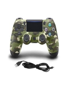 Camouflage przewodowy kontroler USB Joystick dla Sony PS4 Game Console Gamepad dla PlayStation 4 Proslim1816294
