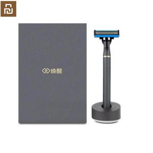 製品Xiaomi Mijia Razor Smart New Men Razor Lemon Flavor 7 in 1セット磁気父Housbandのためのクリップベストギフトを置き換える