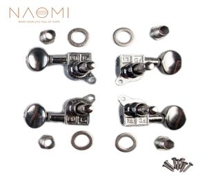 NAOMI 2R2L Universal Ukulele Tuning Pegs 4 String Guitar Tuning Pegs Machine Heads Tuners Ukulele Parts Accessories New3607287