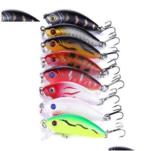 8Pieces Minnow Fishing Lure Artificial Hard Isch