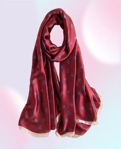 Lenço de lenço de moda Lúcios de seda luxuoso verão estampa de praia PASHMINA PASHMINA PARA MULHERES Designers de marca Mulheres Protetor solar Ga2714553