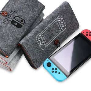 För Nintendo Switch Game Baging Case Protecter Shell Högkvalitativ bärbar bärande väska Protective Pouch Bag Switch7022970