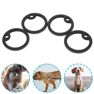 Dog Tag 4pcs ID Silencers Silicone Pet Tags Cat