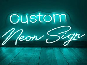 Custom Neon Sign Led Light Lamp Room Logo Decor Private Customized Neons Lights Sign For Wedding Party Birthday Shop Store Name De8365933