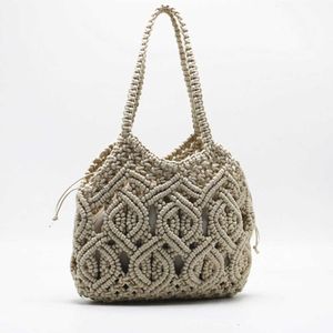 Shengjie Craft New Cotton Single Shoulder Handbag Za Grass Woven Bag Woven Bag