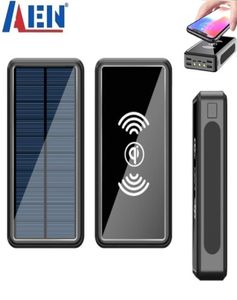 80000 MAH Solar Güç Bankası Dış Mekan Acil Durum Büyük Kapasite Şarj Cihazı LED Işık Samsung için Harici Pil Paketi iPhone Xiaomi4122770