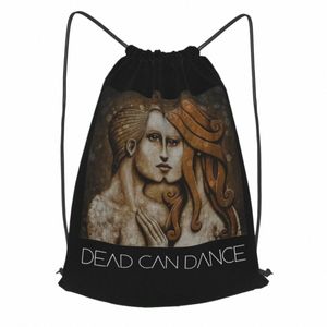 Dead Can Dance DrawString Ryggsäck Skola Ny stil Gym Tote Bag Riding Backpack Sports Bag G8UW#