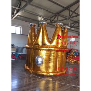 Mascot kostymer ierable Golden Crown Advertising Party Decoration Props Anpassning