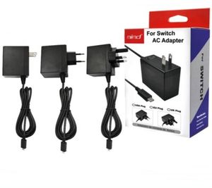 Hemresor vägg AC -adapter laddare switch laddare för Nintendo Switch NS -speladapter 5V 24A US EU UK Plug USB Type C laddning P2108322
