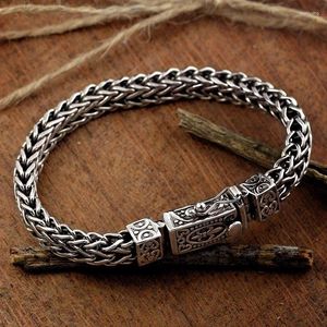 Link Bracelets Qn Bracciale retrò maschile è alla moda e affidato a mano in Thailandia come regalo per i tuoi accessori per i gioielli da ragazzo