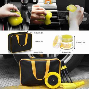 Car Air Freshener Winter car special car wash tools cleaning brush set interior cleaning tool brush electric drill brush L49