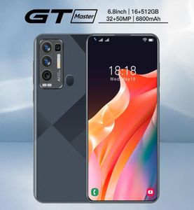 스마트 폰 GT 마스터 Android Celular 8GB 256GB 스마트 폰 잠금 해제 5G 4800mah 62 인치 화면 전 세계 버전 Mobilephones7500837