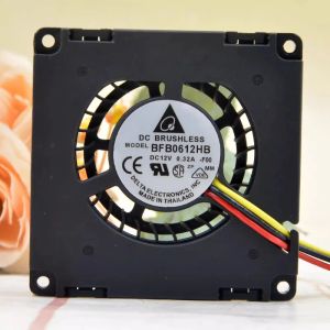 Pads New CPU Cooling Fan for Delta BFB0612HB 6CM 6015 12V 0.32A Integrated Centrifugal Turbine Fan 60x60x15mm