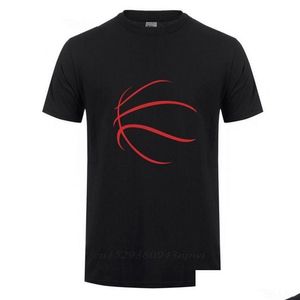 Men'S T-Shirts Fashion Custom T Shirt Basketball Printed Casual Cool Loose Personality Plus Size Round Neck Men Camisetas 220507 Drop Dhicz