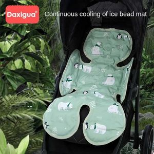 Acessórios para carrinhos de carrinho Acessórios para carrinho de bebê Chave de bebê Cadeira de jantar Gel Cushion Universal Safety Seat almofada q240416